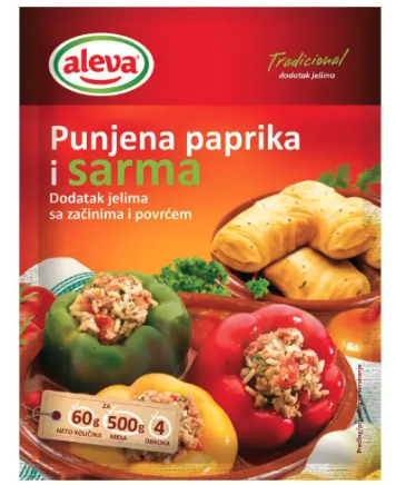 Aleva kruidenmix sarma en gevulde paprika 60g