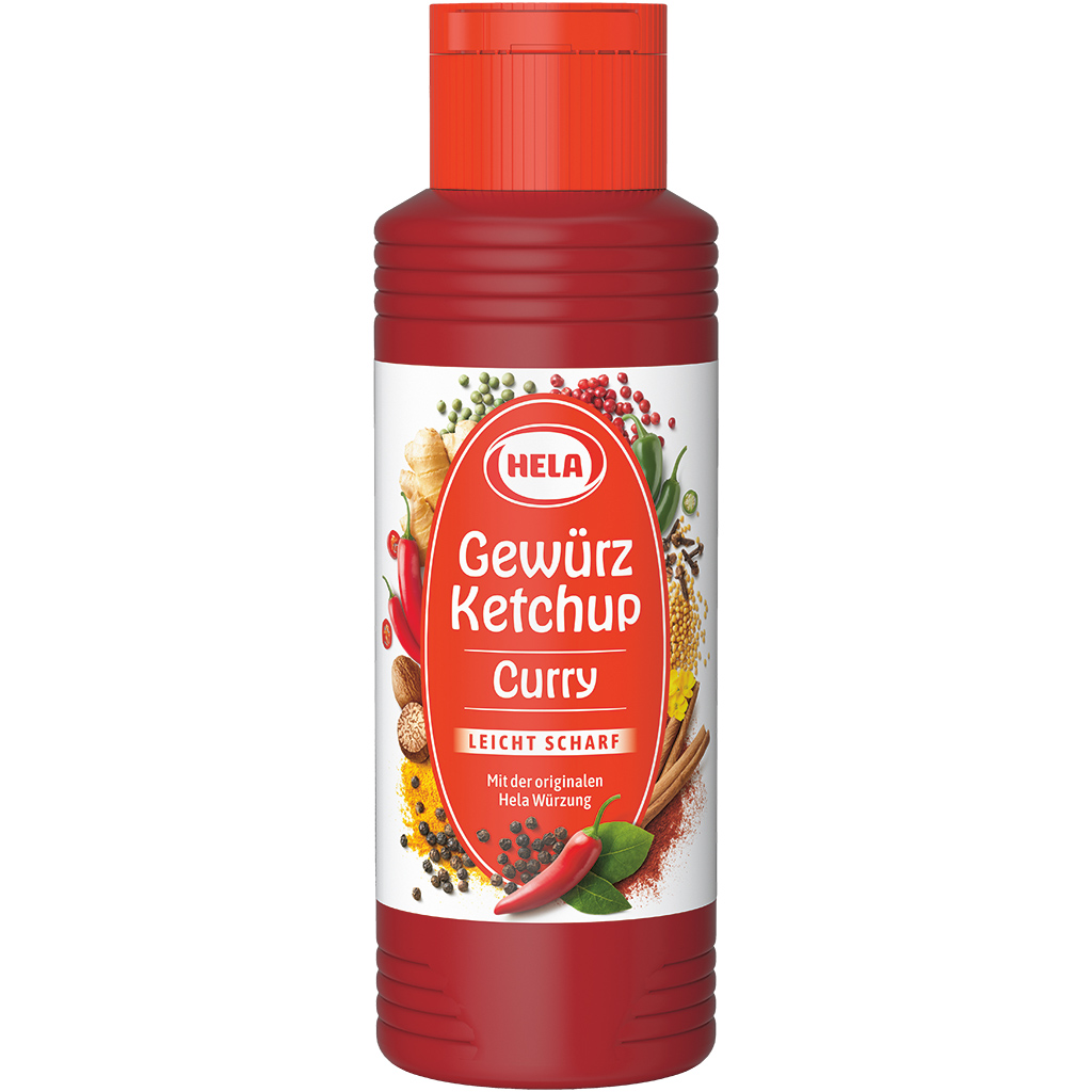 Hela Kruidenketchup Curry licht pittig