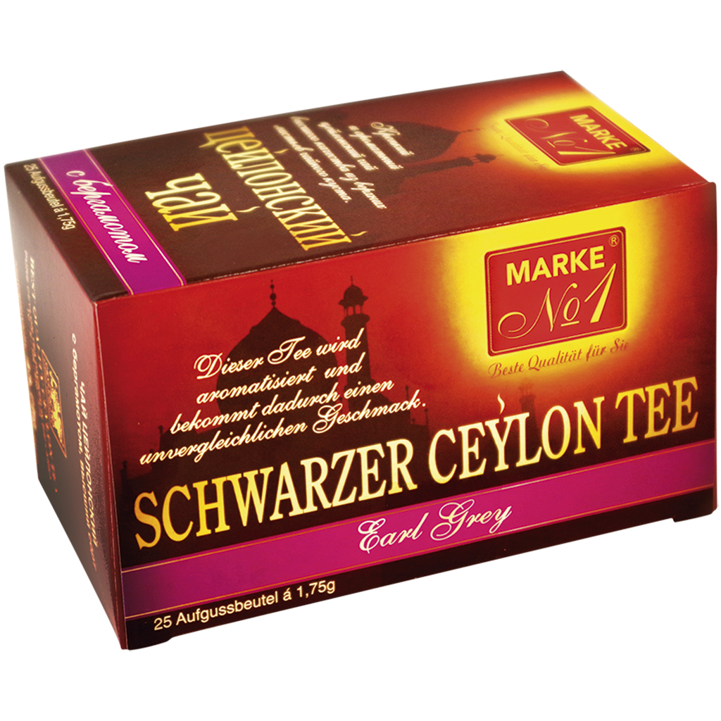 Zwarte Ceylon Thee "Earl Grey" 25Btl.