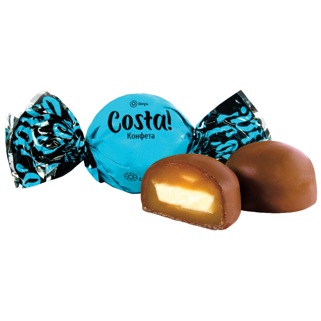 DEYA "Costa" Конфеты с начинкой с кокосово-ванильным вкусом,