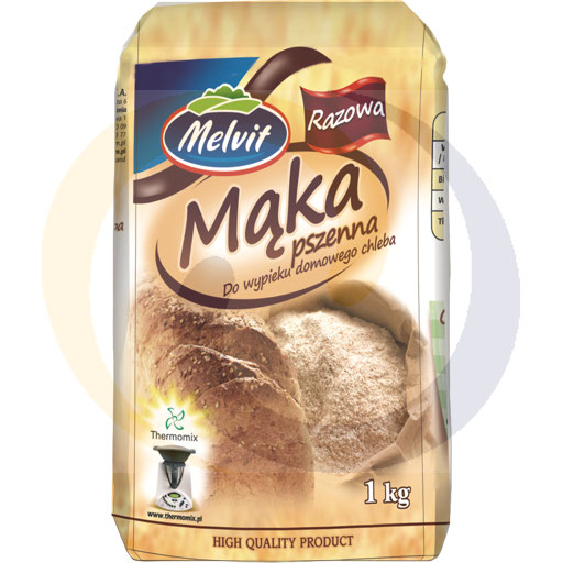 Цельнозерновая пшеничная мука 1,0 кг/5 шт Melvit
