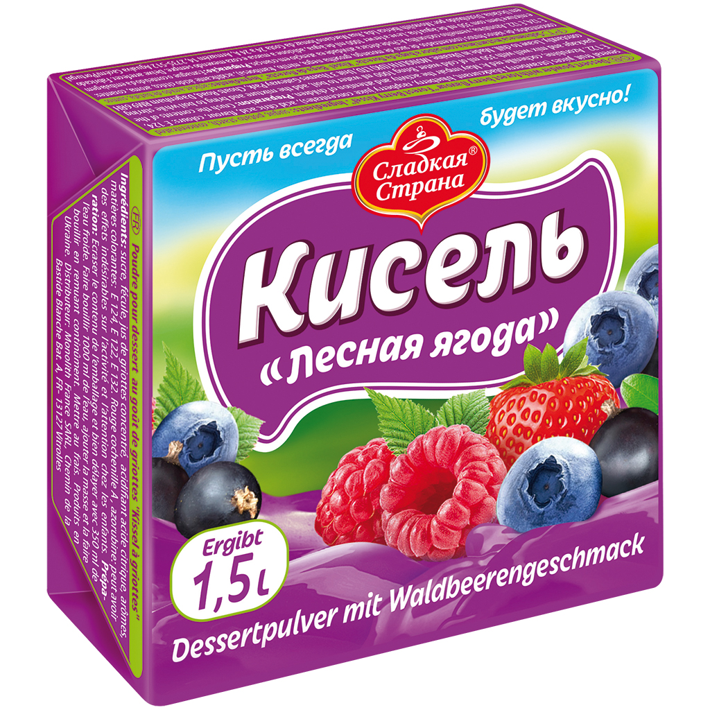 "SLADKAYA STRANA" Кисель Лесная ягода