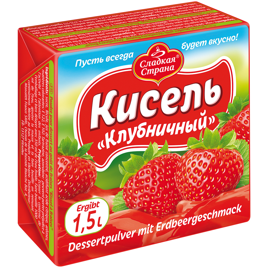 "SLADKAYA STRANA" Кисель Клубничный