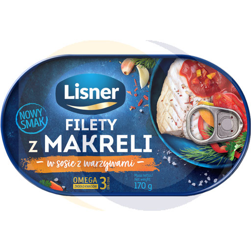 Makreelfilet in saus met groenten 170g