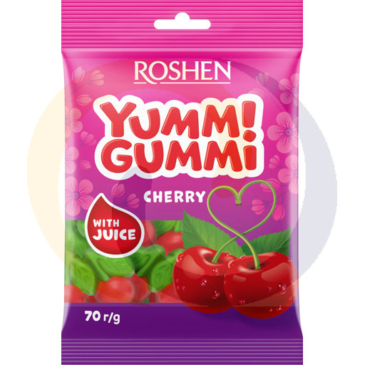 Yummi Gummi Kersgelatine 70g Roshen
