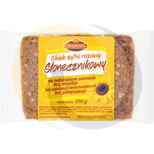 Gesneden zonnebloempittenbrood 330g Oskroba