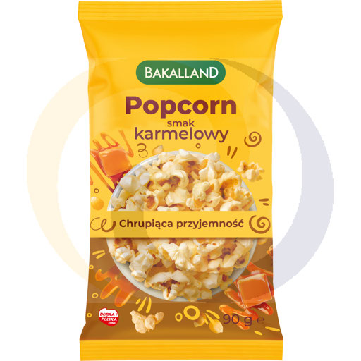 Caramel popcorn 90g/24st Bakalland