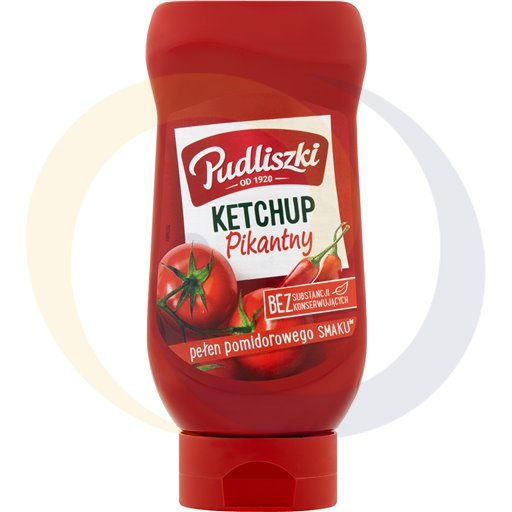 Pudliszki Heet Tomatenketchup 480 g
