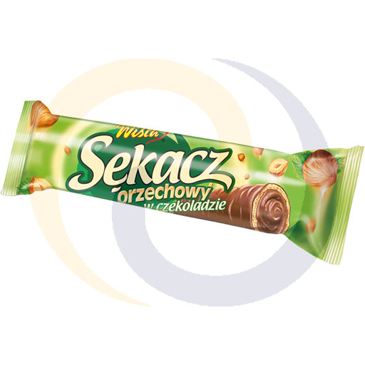 WISŁA Sękacz reep met noten in chocolade 32g