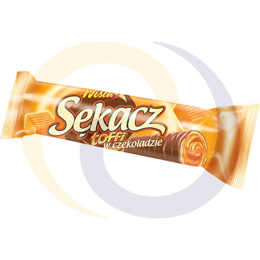 Sękacz Cake Bar Karamel in chocolade 32g Wisła