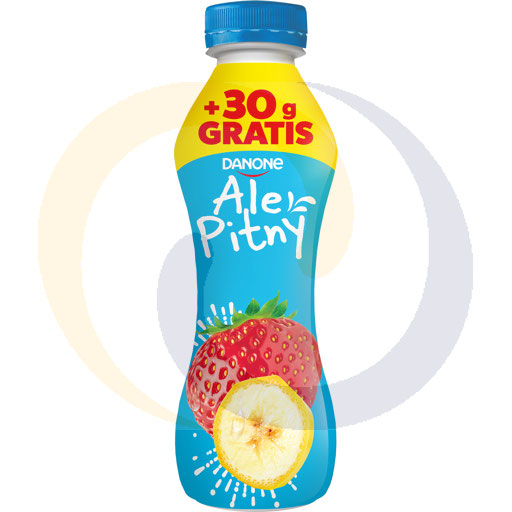 Ale Drinkyoghurt aardbei/banaan fles 300g/6st Danone
