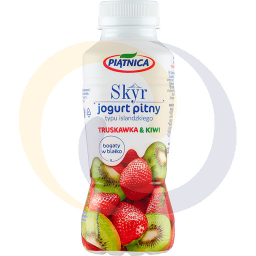 Piątnica Aardbei & Kiwi Skyr IJslandse Type Drinkyoghurt 330 ml