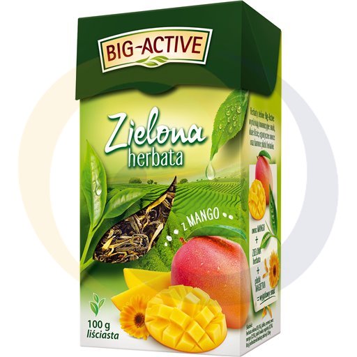 Big-Active Blad Groene Thee met Mango 100 g