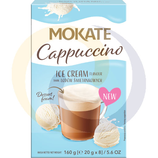 Mokate Crème Smaak Cappuccino 160 g (8 x 20 g)