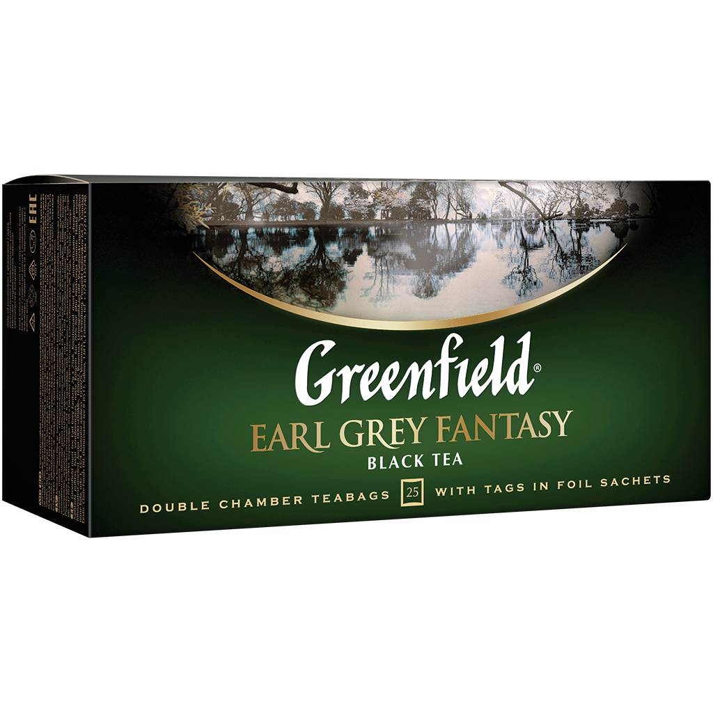 Zwarte thee, gearomatiseerd - Earl Grey 25 x 2g