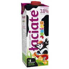 Молоко Łaciate Junior UHT 3,8% жирности 1 л