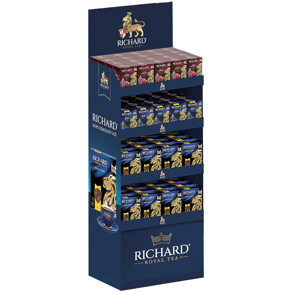 Display thee "Richard" 4 soorten, 90 verpakkingen