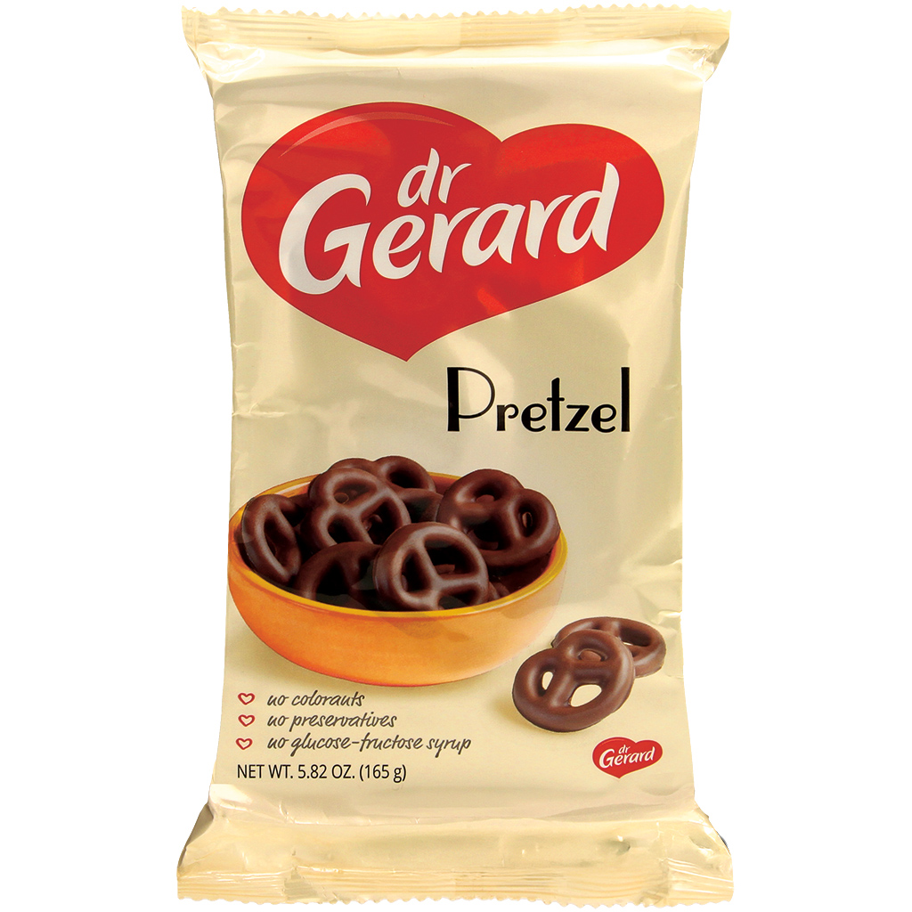 Печенье "Pretzel", покрытое какаосодержащей глазурью