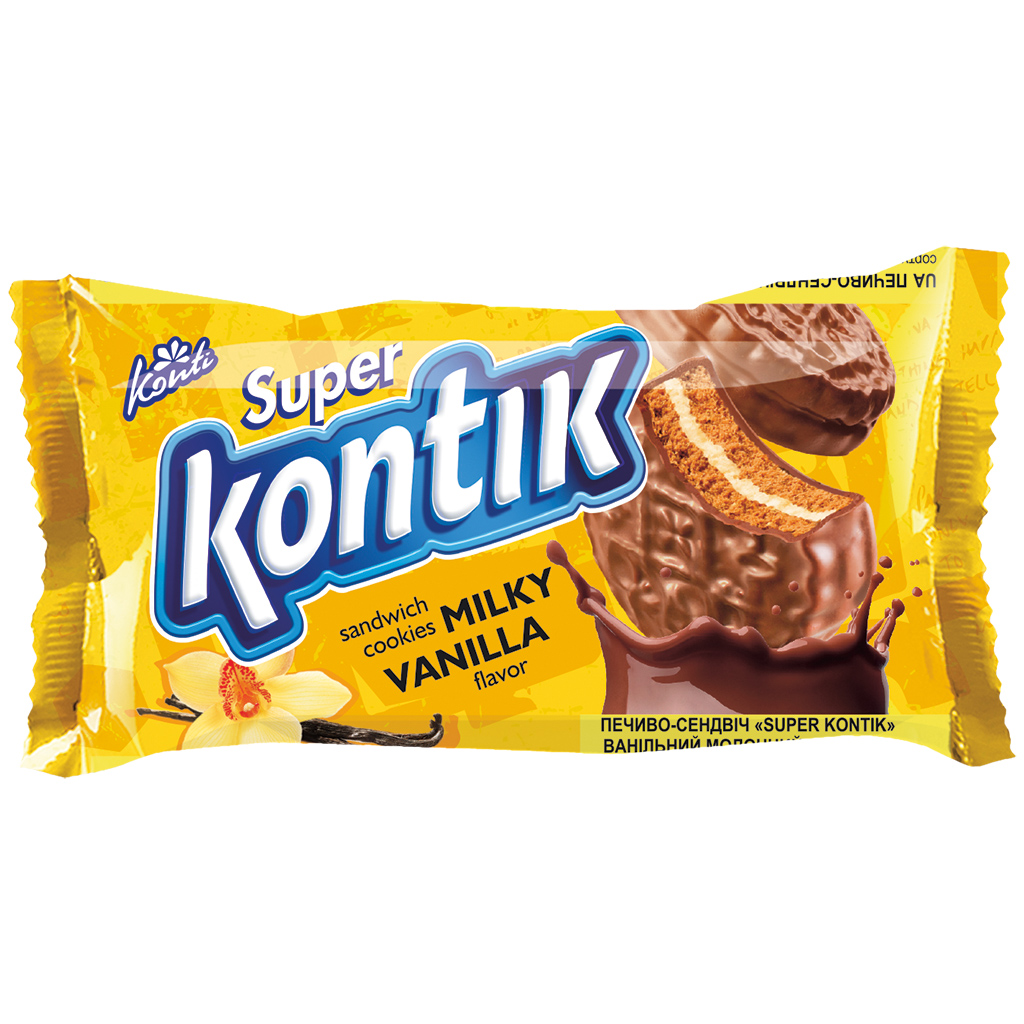 "KONTI" Doppelkeks "Super Kontik" met crèmevulling 14,6% met