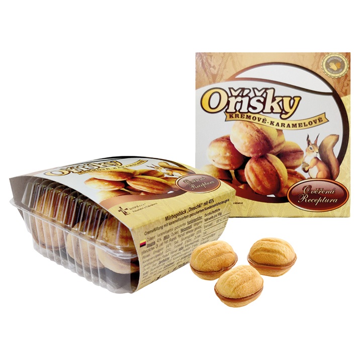 ЛИНЕЦКИЕ "ОРЕШКИ" с карамельным заполнением