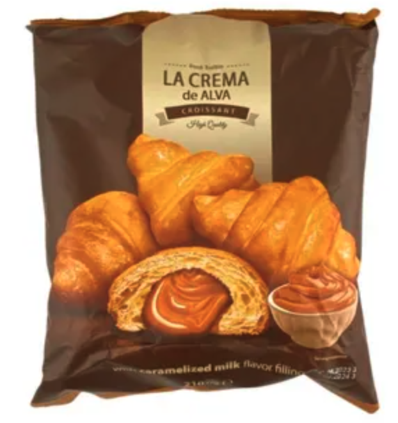 La Crema de Alva croissant met karamelvulling 210g