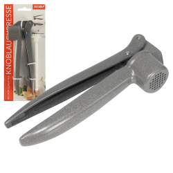 Knoflookpers 15 cm met reinigingsborstel van hard plastic