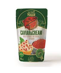 Rybanov gesimuleerde rode kaviaar met room 200g