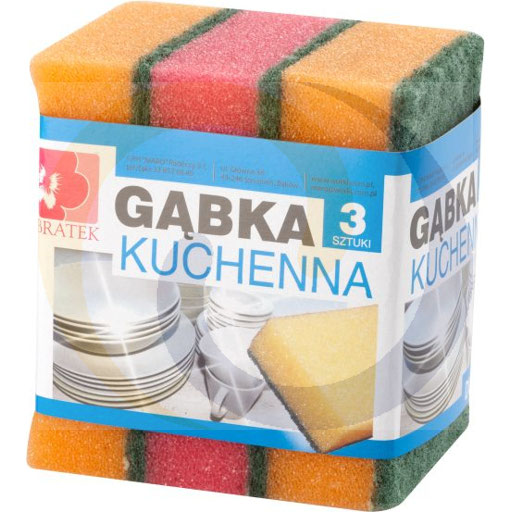 Крупные губки для посуды 3 шт. Анюты