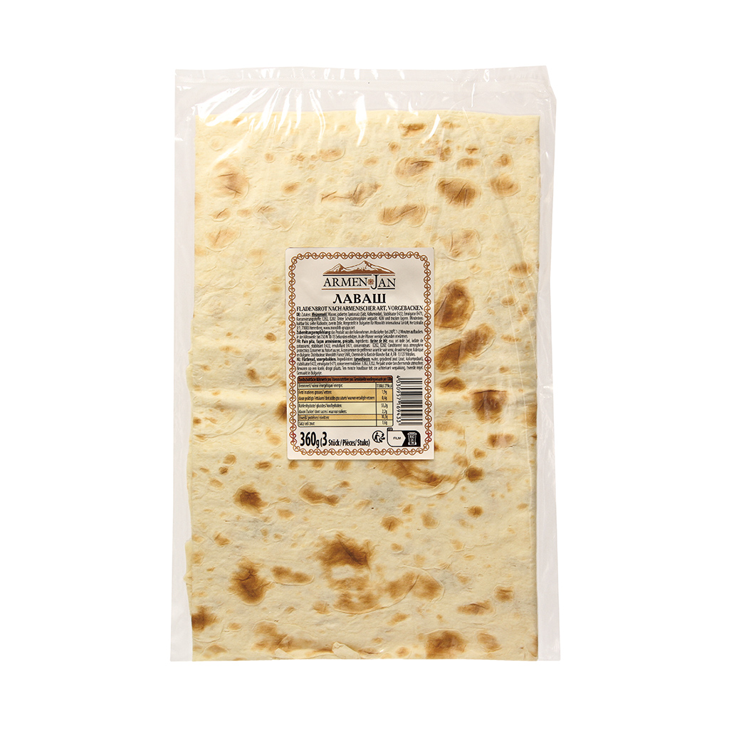 Лаваш по-армянски, предварительно выпеченный