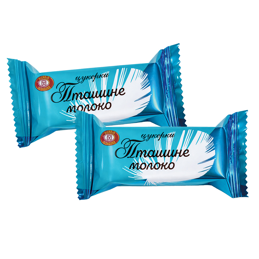 Конфеты "Птичье молоко" в глазури, содержащей какао