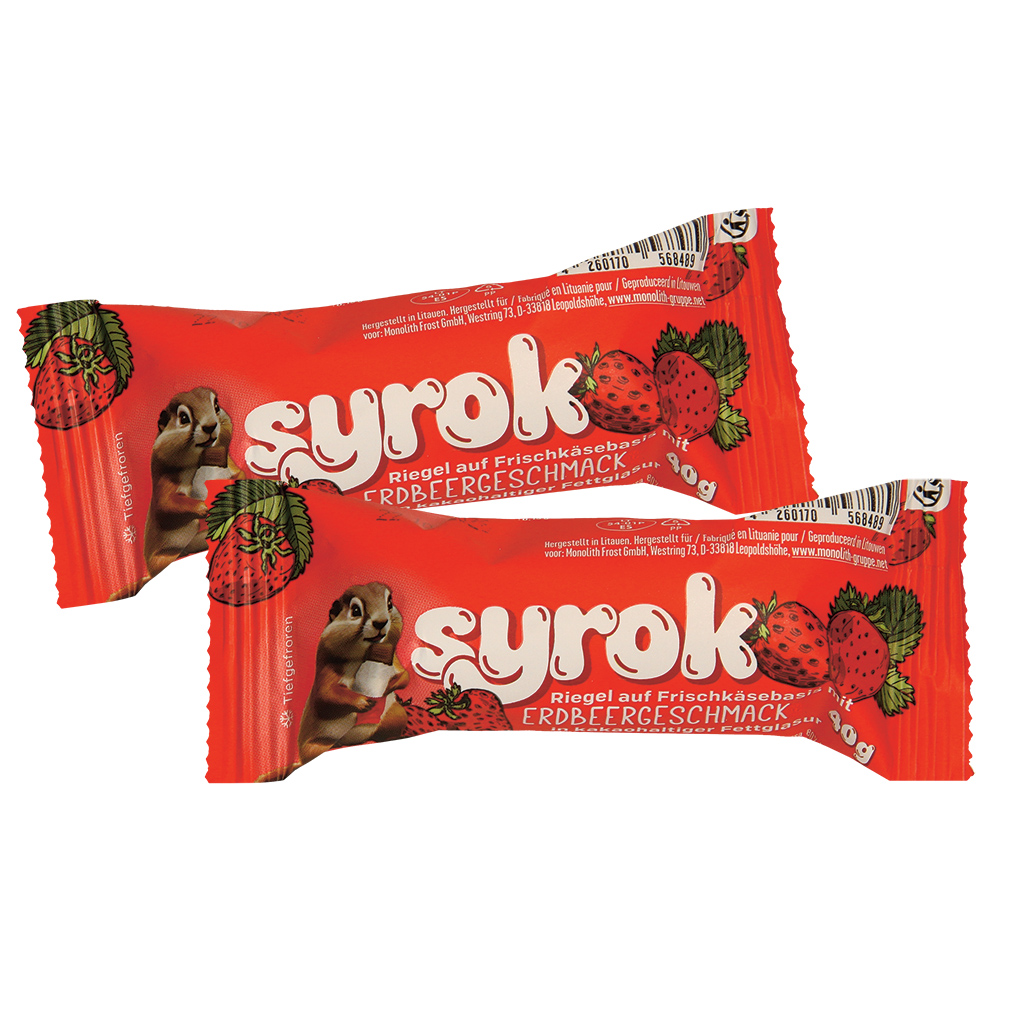 Сырок творожный со вкусом клубники, в какао-глазури, заморож