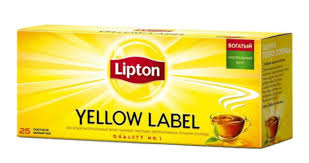 Lipton Gele Label Zwarte Thee 50 g (25 Theezakjes)
