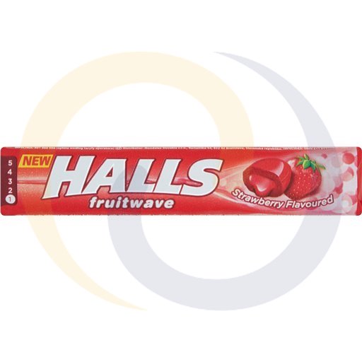 Halls Snoep Aardbei 45g Jacobs