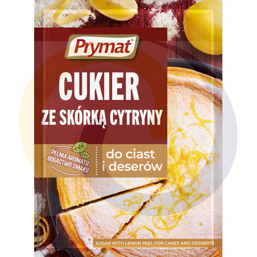 Prymat Suiker met Citroenrasp voor Taart en Dessert 15 g