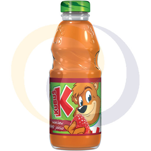 Kubuś sap 100% mar-jab-mal glas 0,33l E Maspex