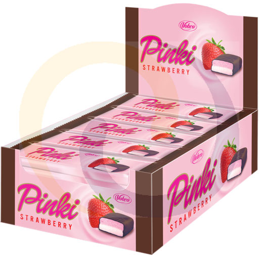 Pinki Aardbeienreep 43g/20 stuks Vobro