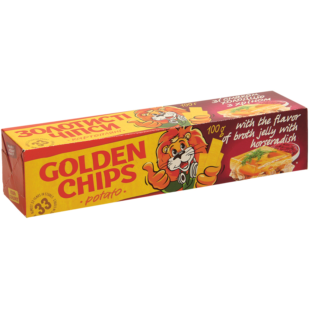 Чипсы картофельные из аспирата со вкусом хрена