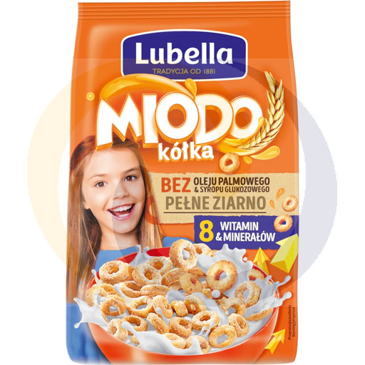 LUBELLA graanringen met honing 250g