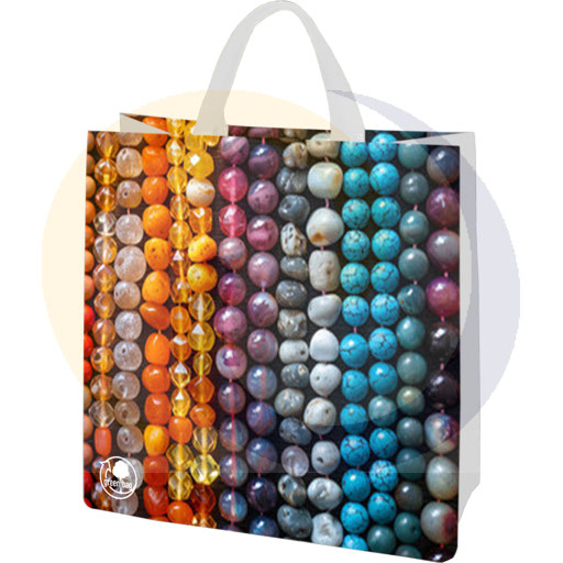 PP Geweven Tas Kralen 42x42x17 30l/100st GAM