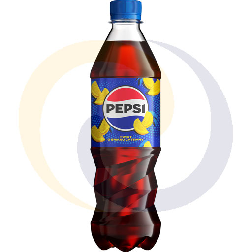 Koolzuurhoudende drank. Pepsi Twist citroen pet 0,5l/12 stuk