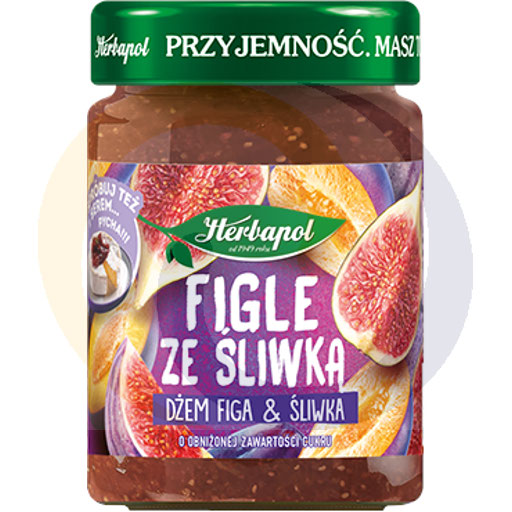 Vijgenjam met pruimen en vijgen