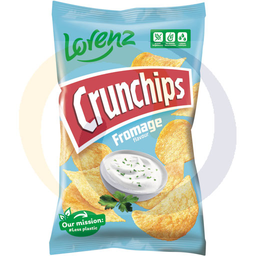 Crunchips kaas chips 130g/12 stuks Lorenz