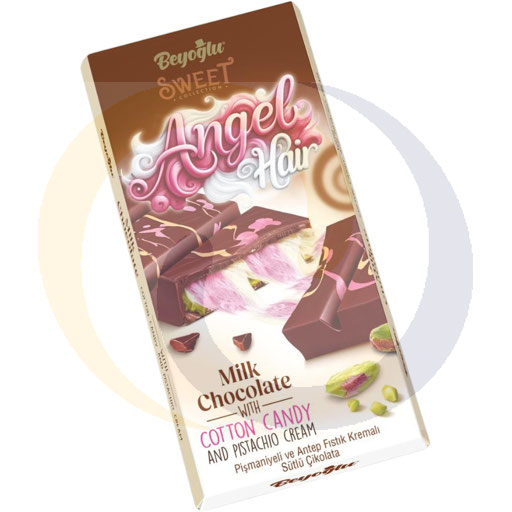 Beyoglu engelenhaar melk chocolade 80g/6st DanTrade