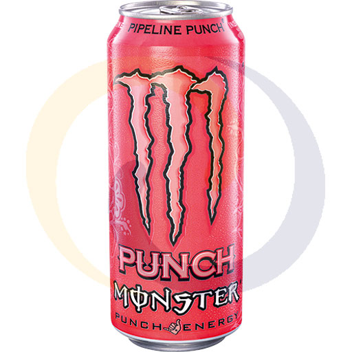 Energie Monst. Pijpen. Punch blikken 0,5l/12 stuks DRS Coca-