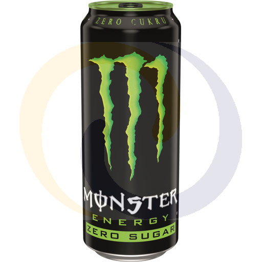 Energy Monster Groene Zero blikken 0,5l