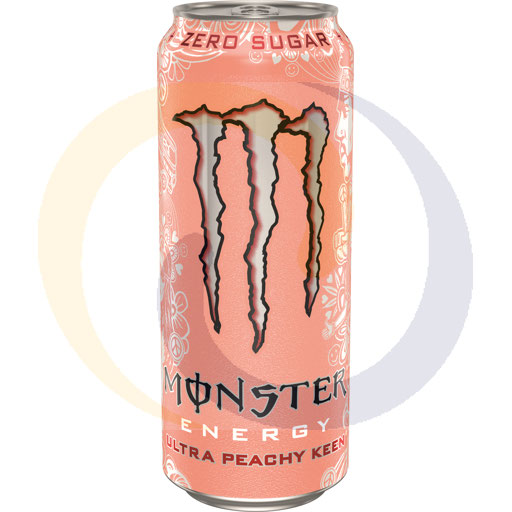 Energy Monster Peachy Keen blikken 0,5l/12 stuks DRS Coca-Co