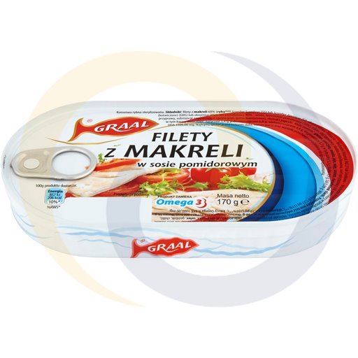 GRAAL Makreelfilets in Tomatensaus 170 g