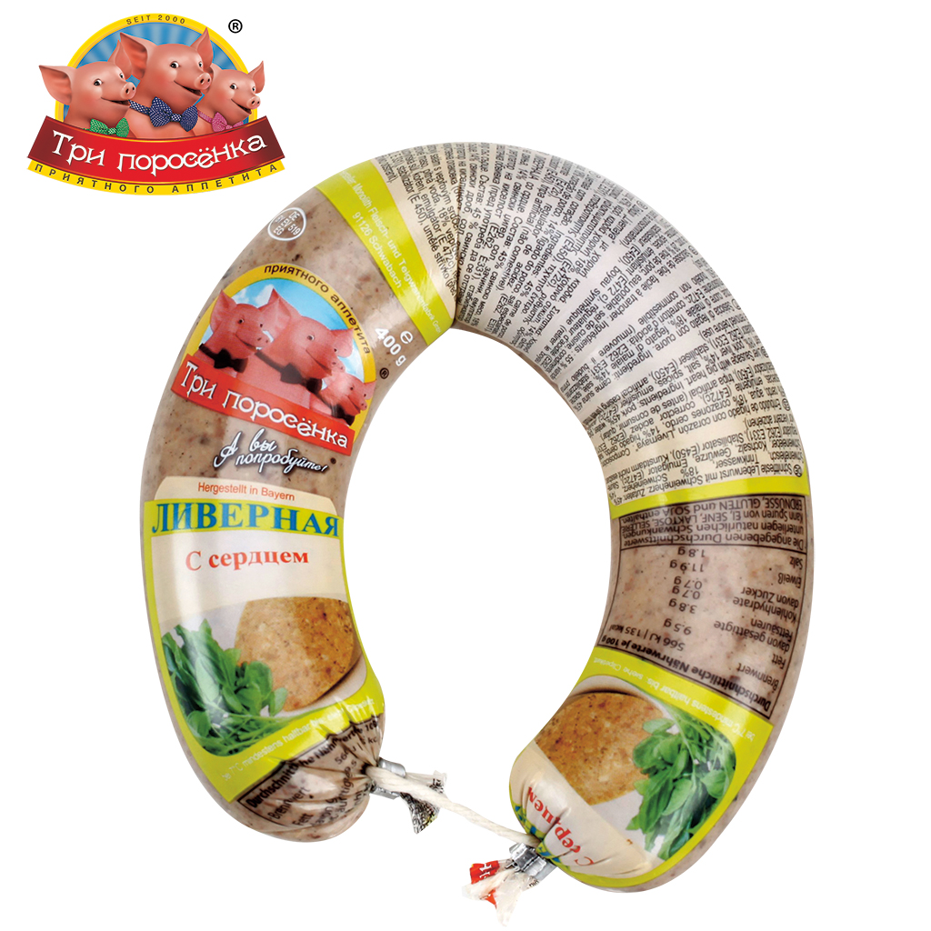 Колбаса "Ливерная с сердцем"