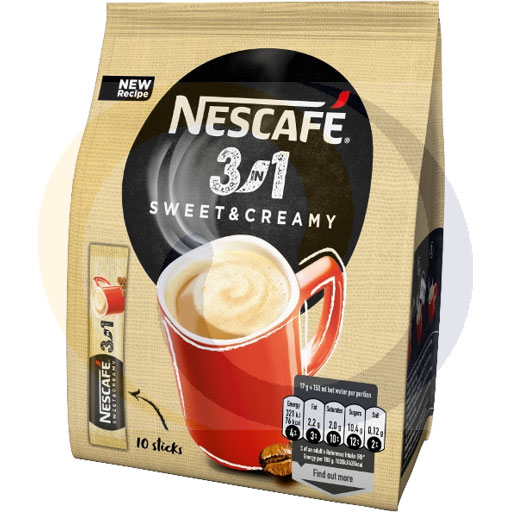 Koffie 3in1 Nescafe Creamy Latte zakjes 15g/10st/18zakjes Ne