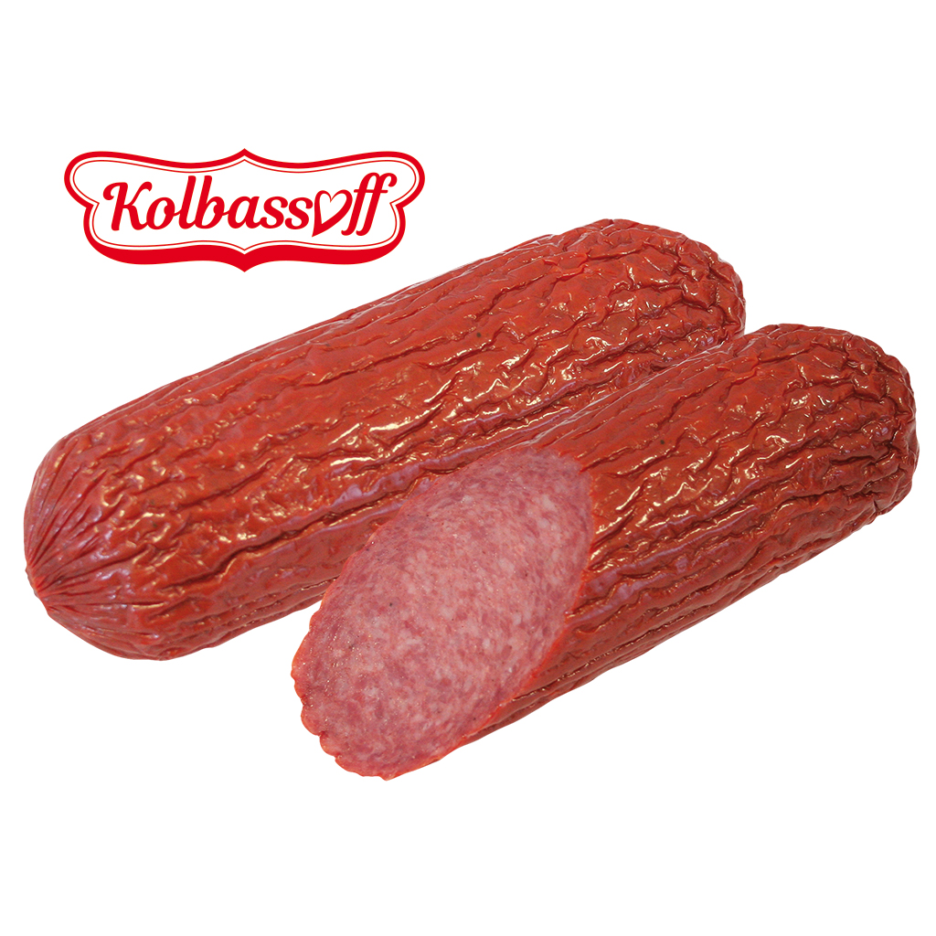 Колбаса копченая и с ароматом дыма